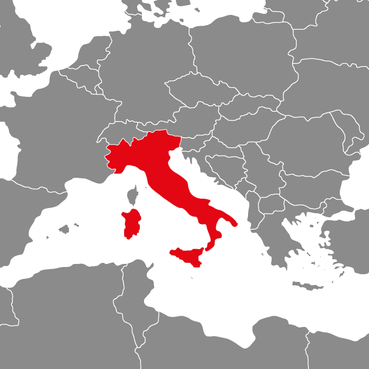 Włochy - mapa