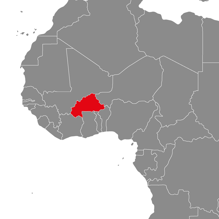 Burkina Faso - mapa