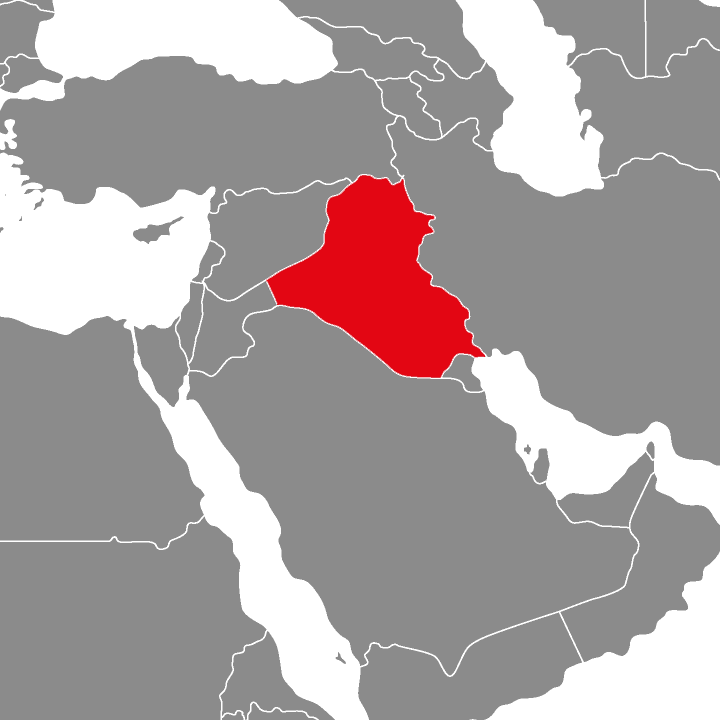 Irak - mapa
