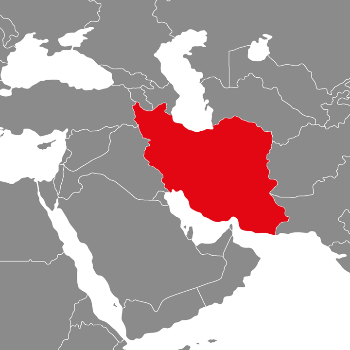Iran - mapa