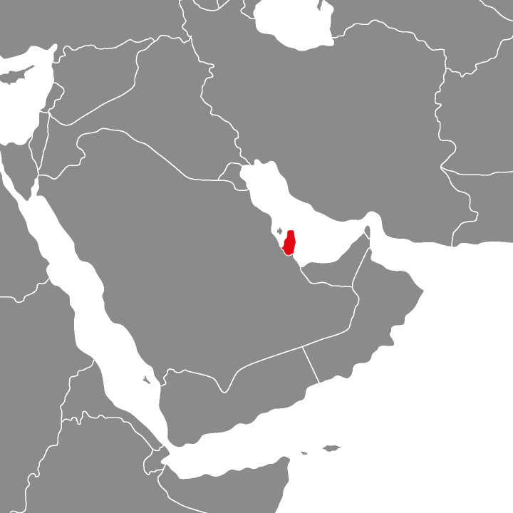 Katar - mapa