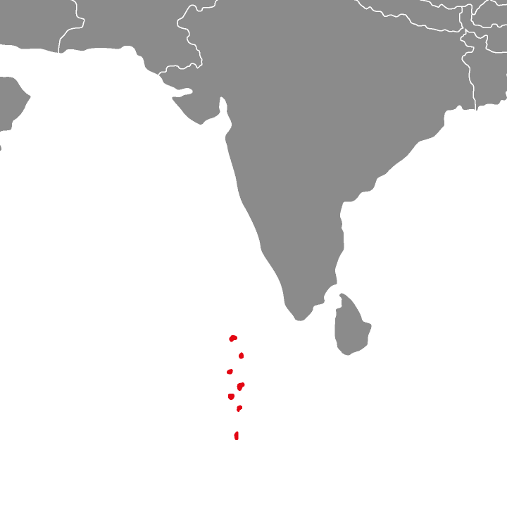 Malediwy - mapa
