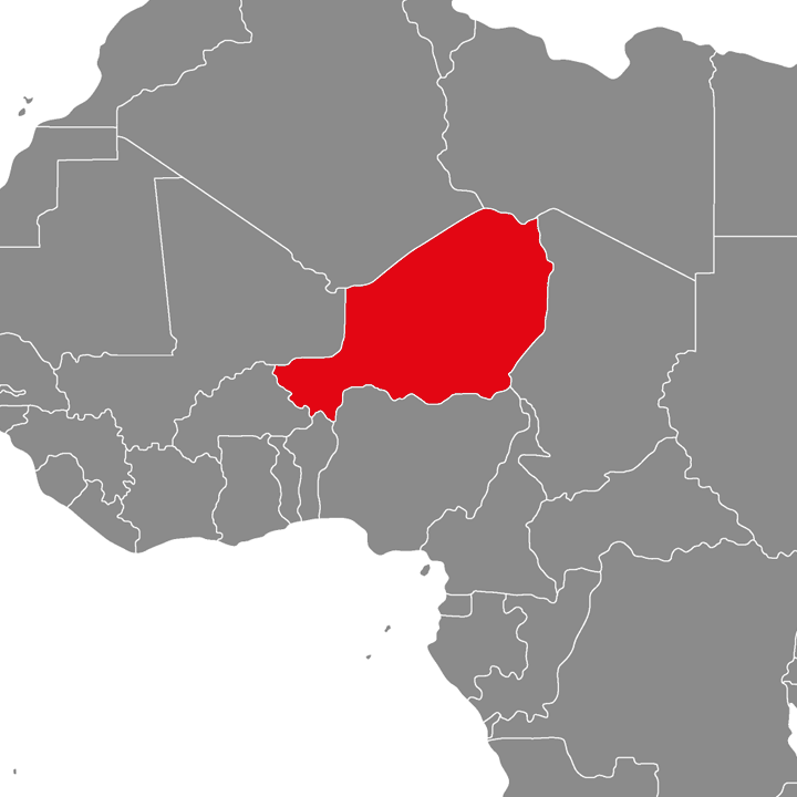 Niger - mapa