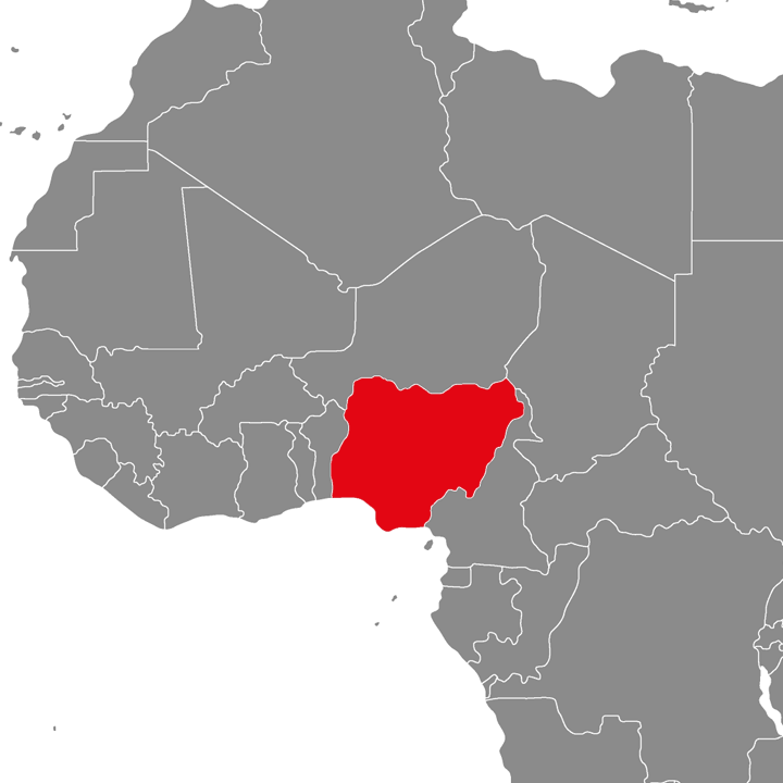 Nigeria - mapa