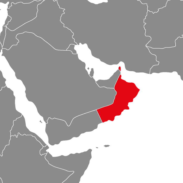 Oman - mapa