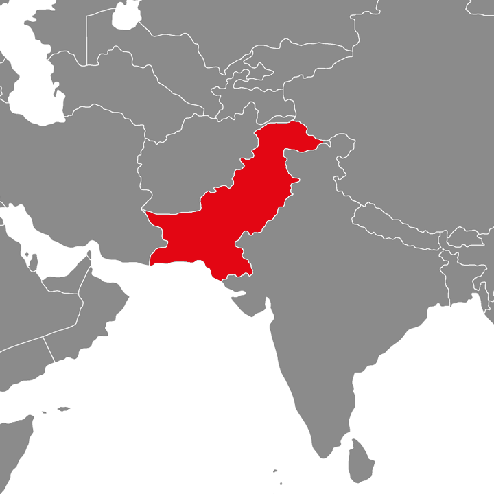 Pakistan - mapa