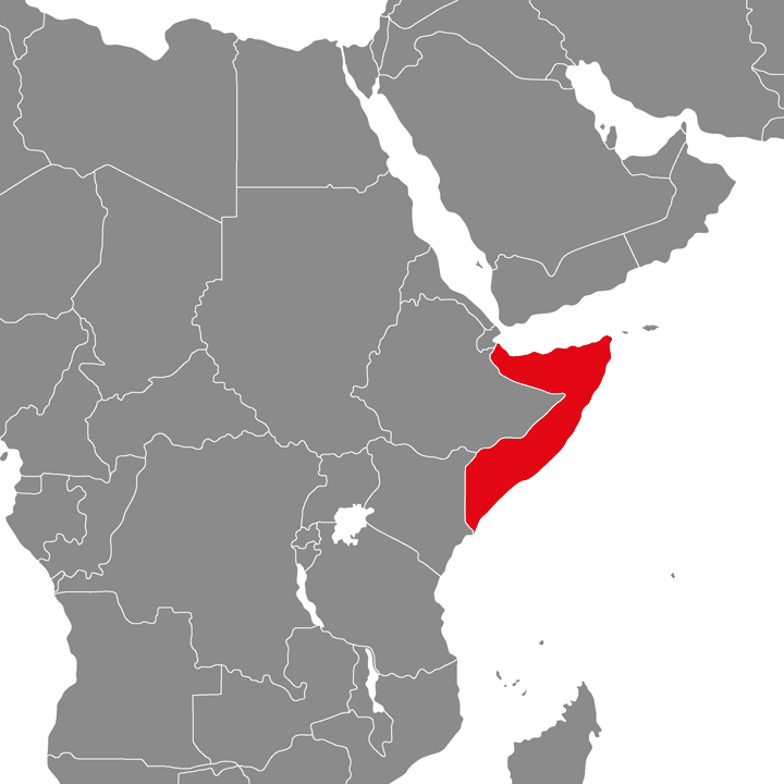 Somalia - mapa